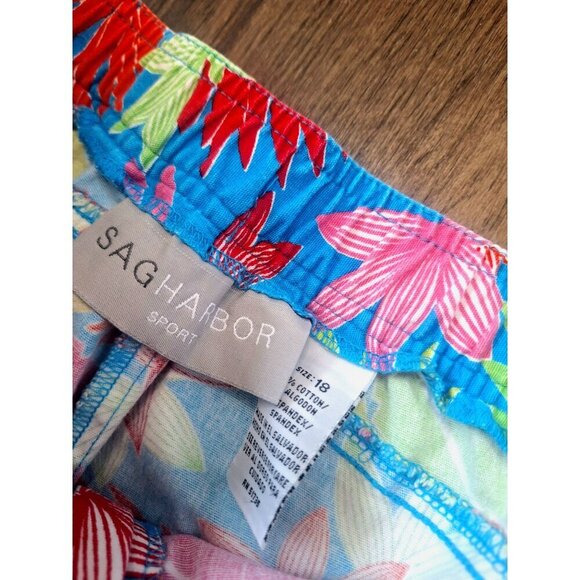 💙 Floral Sag Harbor Capris - Cotton - Picture 5 of 8
